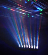 LEXSTREAM DOMIN8R 8 Mirror Very Bright LED Lighting Effect DMX Auto Modes DJ Pub