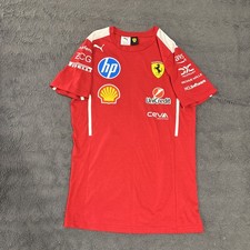Puma x Scuderia Ferrari 2025 Team T-Shirt. Size Uk XS