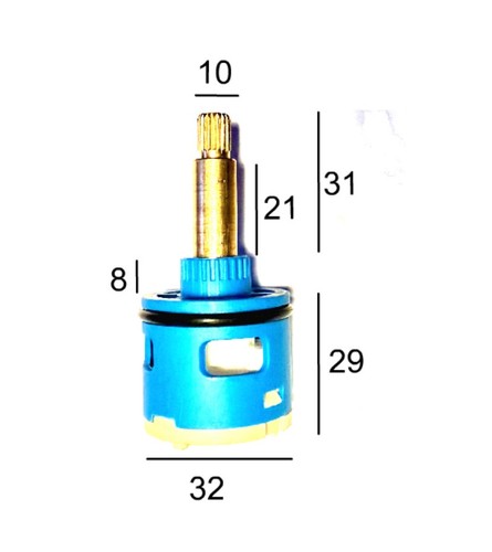 Ceramic disc cartridge - ceramic,