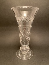 Stuart crystal footed - stuart, trumpet