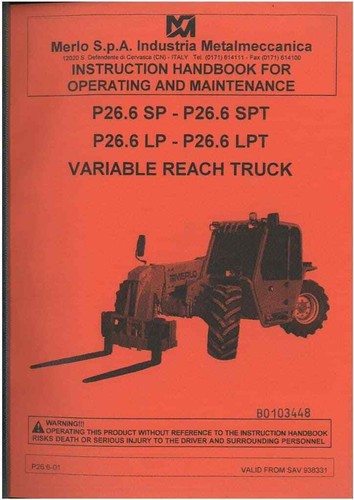Merlo telescopic handler - merlo,