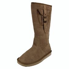 LADIES COCO LEATHER SUEDE SNUGG BOOTS L8R574
