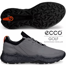ECCO BIOM H5 MENS WATERPROOF GOLF SHOES / STEEL / ALL SIZES / NEW 2025 MODEL
