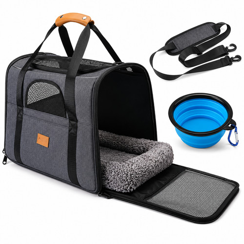 Portable pet carrier bag - pet,
