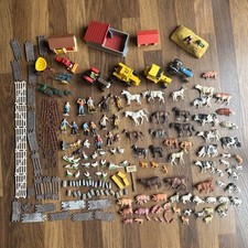 Vintage Corgi Country Farm Set 1974 100+ bundle Rare Diecast Corgi Tractors  