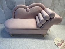 Pink Velvet Sofa Jewelry Box