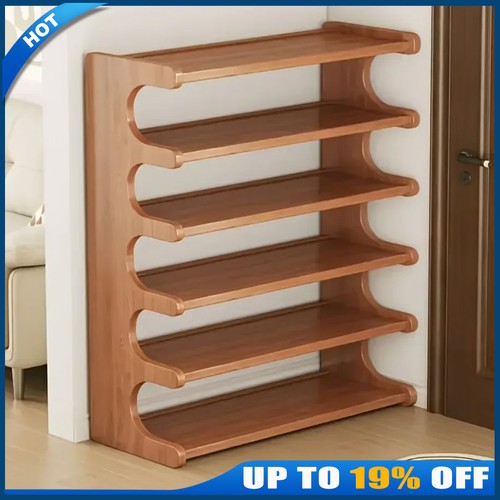Tier wooden shoe rack - shoe,