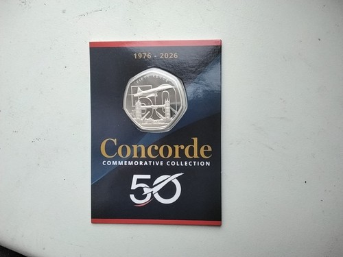 2026 concorde 50p coin in - concorde,