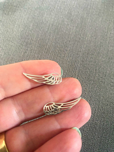 Silver tone angel - tone, climber