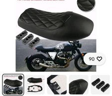 Motorcycle Seat Hump Vintage Saddle For Honda Suzuki Yamaha Cafe Racer Universal