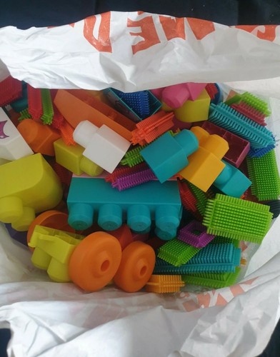 Multicoloured building blocks - multicoloured,
