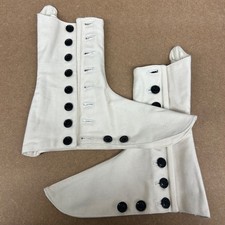 SCOTTISH WHITE GAITERS - Size