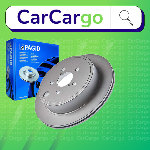 Pagid vented rear brake discs - vented,