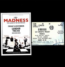 MADNESS TICKET + FLYER - O2 -