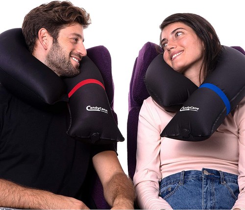2pack inflatable travel pillow - inflatable,