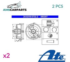 BRAKE DRUM PAIR SET REAR