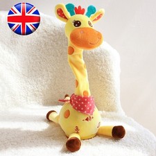 Kid s Favorite Dancing Giraffe Plush Singing Animal Plush Doll for Holiday