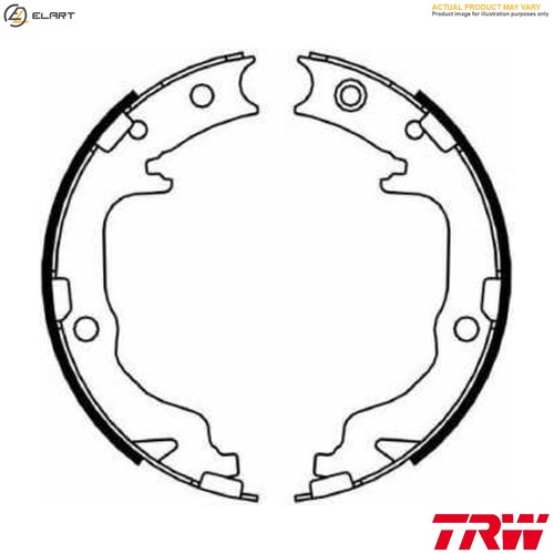 Brake shoe set parking - brake,