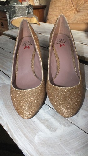 Miss gold textile slip on - kg,