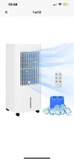 HOMCOM White Air Cooler, Humidifier, Oscillation