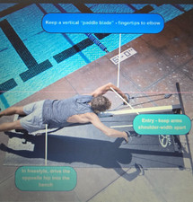 Vasa Swim Trainer Swimming Bench With Power Cord Kit Land Training Ex-Demo