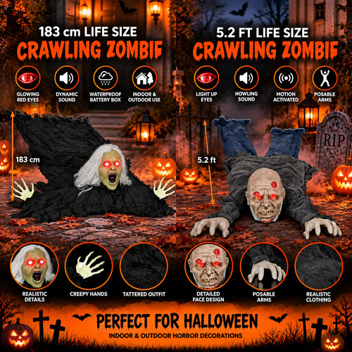 183 life size halloween - size,