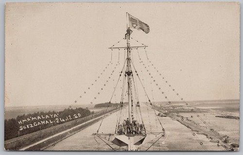 Hms malaya passing through - passing, the
