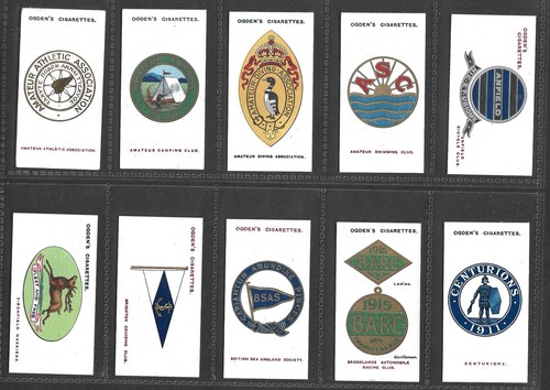 1915 ogdens club - club, badges