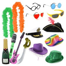 Photo booth hats - photo, boa
