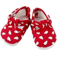 Red chick shoes frilly - chick,