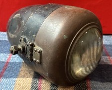VINTAGE MOONBEAM ENG. CO. LTD. CAR TRUCK MOTORCYCLE TORPEDO BULLET HEADLAMP Lot2