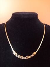 Vintage 1980s Faux Emerald Necklace.  Sustainable Jewellery. Gift Wrapped.