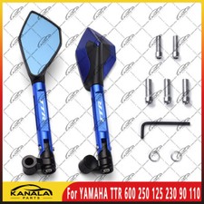 Motorcycle mirrors side