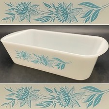 Glasbake Blue Thistle Mid 20th