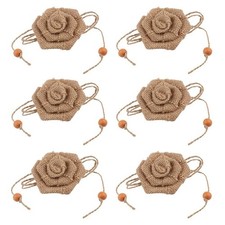 Burlap rose hessian - rose,