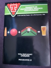 (REDUCED) 1988 TENNENTS UK SNOOKER CHAMPIONSHIP  DOUG MOUNTJOY WON OVER  HENDRY
