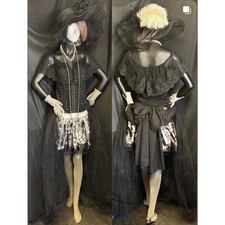 New Age Black Saloon Girl -