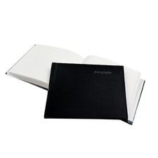 100 Pages Black Autograph Book
