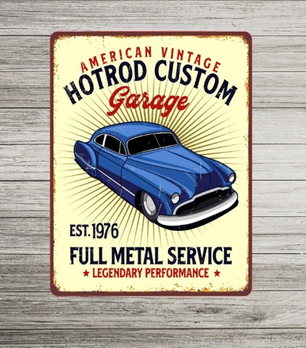 Metal signs vintage custom - vintage,