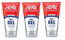 Brylcreem Original Mens Grooming Wet Look Gel 150ml x 3