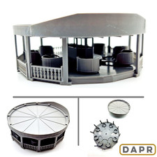 DAPR - N Gauge Model Railway Scenery Kit - Motorised Skid Fairground Ride