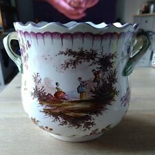 Veuve Perrin Marseilles 1690-1720 Maiolica Twin Handle Porcelain Planter