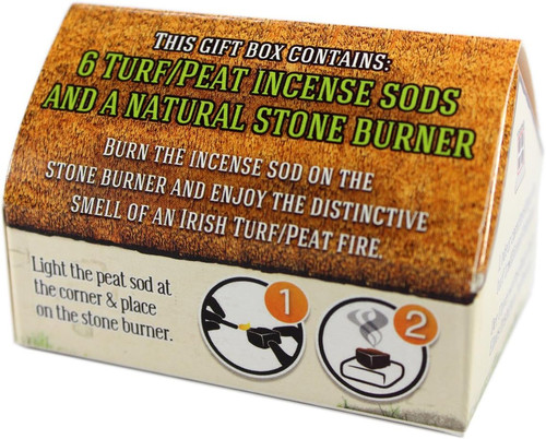 Irish turf peat incense - irish, turf/peat