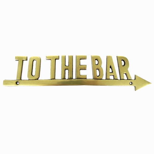 The bar solid brass - the,