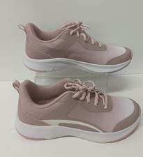 KAPPA BNWOB PINK/WHITE FABRIC/MESH LACE UP TRAINERS SIZE 7 CG N43