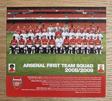official Arsenal 08/09 team