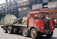 COL PHOTO: BRITISH ROAD SERVICES AEC MAMMOTH MAJOR 8 WHEEL RIGID FLAT - YBM 619