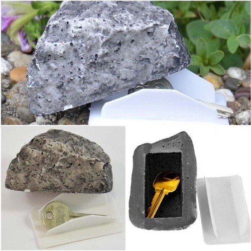 Safe fake rock stone spare - safe,