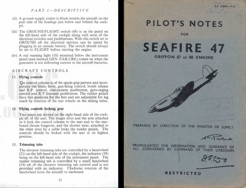 Supermarine seafire ap - 47,