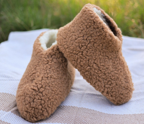 Merino wool slippers women men